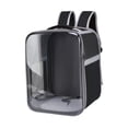 thumbnail image 1 of Mochila para gatos Fernando mochila de viaje portátil con parte delantera transparente color negro, 1 of 8