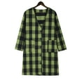 thumbnail image 4 of DailyTrove Women's Longline Plaid Shacket - Oversized Casual Coat, Versatile for Layering, 4 of 6