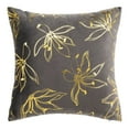 thumbnail image 4 of Safavieh Yari Floral Decorative Pillow, 12" x 20", Grey/Gold, 4 of 5