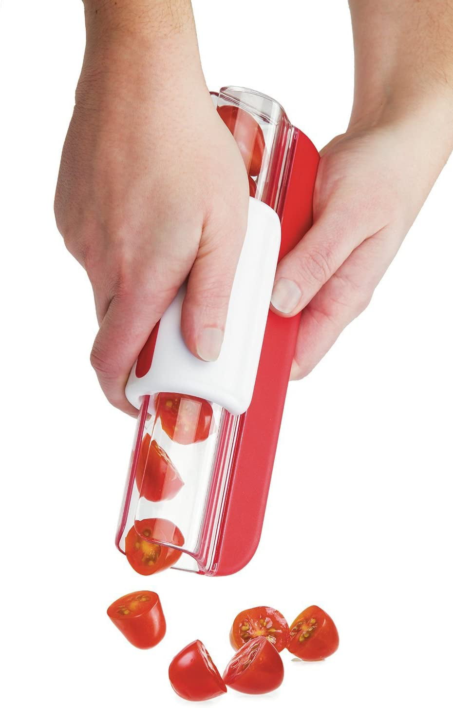 1Pc Grape Tomato Slicer Vegetable Fruit Cutter Baby Foods Cooking Tool Kitchen 