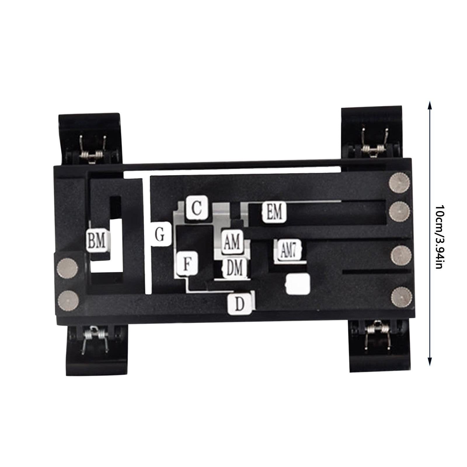 Trainer D'accords Pour Guitare - Aide à Appuyer Sur Les Cordes - Pour Débutants Et Seniors - Noir - 4