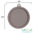 thumbnail image 2 of Messy Mutts Silicone Airtight Dog Bowl Lid | Spill-Resistant Seal for Dog Bowls | Compatible with Messy Mutts Stainless Steel Bowls (Sold Separately) | Freezer, Dishwasher Safe | Extra-Large (8.8”), 2 of 4