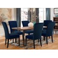thumbnail image 2 of Velvet Chair Covers for Dining Room Set of 4, Stretchy Dining Chair Covers, Washable Kitchen Chair Slipcovers, Classy Decor for Home and Banquet (Navy, 4 Pack), 2 of 7