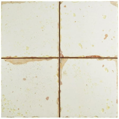 SomerTile Artisan Blanco 13 in. x 13 in. Ceramic Floor and Wall Tile (10 tiles/12.2 sq.ft.)