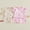 Pink, variant on Toddler Girl Summer Outfits Cherry Print Crew Neck Short Sleeve Tops Elastic Waist Shorts 2Pcs Clothes Set