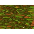 thumbnail image 1 of Ahgly Company Machine Washable Indoor Rectangle Transitional Night Red Area Rugs, 5' x 7', 1 of 7