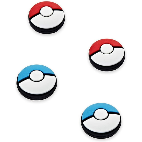 Joy Con Thumb Grip Set Joystick Cap Compatible with Nintendo Switch,Silicone Analog Stick Cap for Switch Lite Joy-Con Controller – Red+Blue,2 Pairs