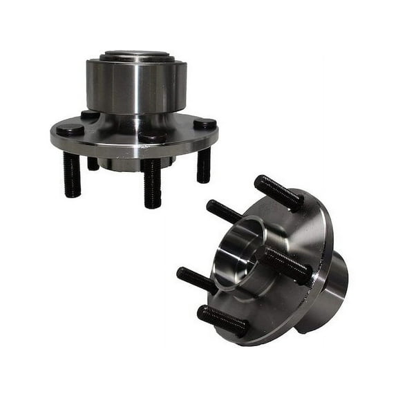 Front Wheel Hub Assembly Set - Compatible with 2006 - 2013 Volvo C70 2007 2008 2009 2010 2011 2012
