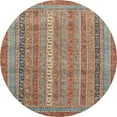 thumbnail image 1 of Ahgly Company Tapis d'Intérieur Rond Abstrait Camel Brun Abstrait, 6 Pieds Rond, 1 of 6