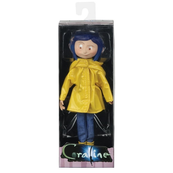 Figura Neca 7"Inch Bendy Fashion Dolls: Coraline (Raincoat) Iron Studios Neca