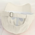 thumbnail image 5 of Baseball Cap Women's Adult Bow Embroidered Baseball Caps Baseball Hat Beige One Size, 5 of 5