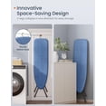 thumbnail image 3 of Ironing Board Foldable Iron Board Height Adjustable up to es with Laye Cover and Pad Iron Rest Hook Steel X-Legs for Home Laundry Room Dorm Midnight ULLBQ, 3 of 7