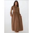 thumbnail image 4 of Maxi Dress with A-Form Fit and Crew Neck, 4 of 5