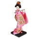 thumbnail image 2 of Muñeca geisha japonesa étnica, figura coleccionable, adorno de 23 cm, estatua artesanal de mujer, muñeca kimono para mesa, estante, regalo para niños Estilo E, 2 of 8