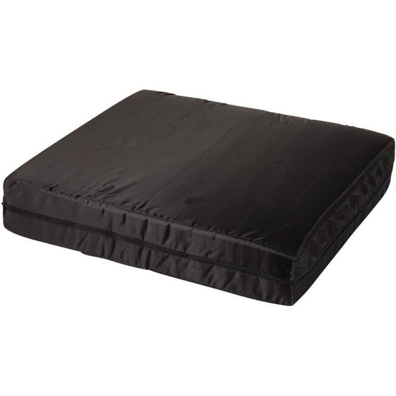 Dmi Hypoallergenic Natural Pincore Latex Foam Comfort Seat Cushion Dmi Hypoallergenic Natural Pincore Latex Foam Comfort Seat Cushion For Chairs And Wheelchairs With Nylon Oxford Cover 16 X 18 3 Black Com