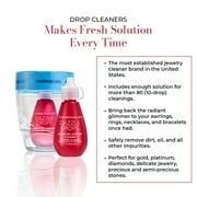 Connoisseurs Dazzle Drops Advanced Jewelry Cleaner Kit for Gold, Platinum, Diamonds, and Gemstones