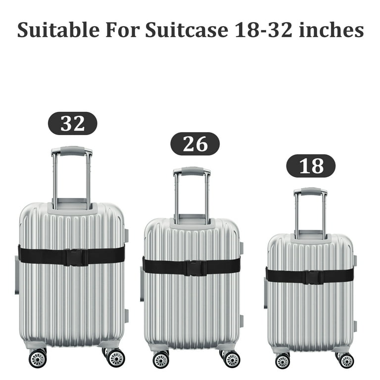 Cute Travel Luggage Straps Suitcase Belts Adjustable Thickened