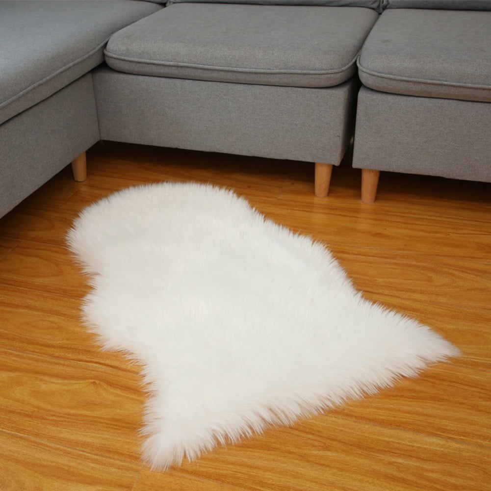 Faux Fur Sheepskin Rug Fluffy Mat Pad Room Sofa Bed Hairy Shaggy Floor Carpet US Faux Fur Sheepskin Rug Fluffy Mat Pad Room Sofa Bed Hairy Shaggy Floor Carpet US