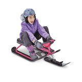 Stiga GT Racer Curve Kids' 1-Person Winter Snow Ski Sled with Steering ...