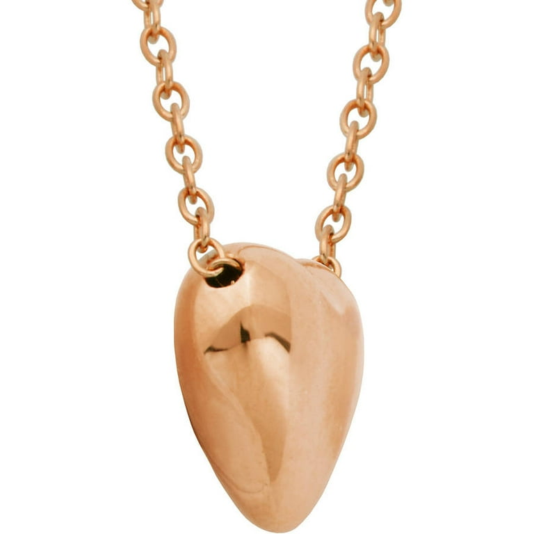 Sterling silver rose gold plate necklace Sterling silver rose gold plate necklace