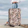 thumbnail image 7 of Fuzoiu Cute brown sloth monkey Print Suitcase Cover,Washable Luggage Covers for Suitcase,Elastic Luggage Protector Cover,Scratch Resistant Travel Suitcase Covers-Medium, 7 of 7