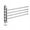 Black, variant on Stainless Steel Bathroom Towel Rack - No Punching Required with Rotate Function