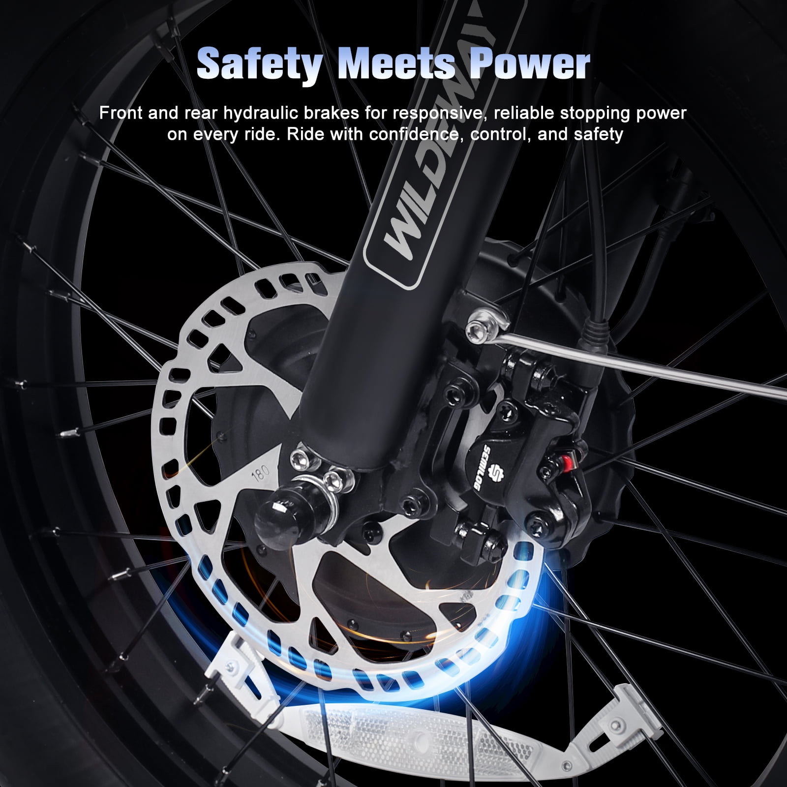 Wildeway Folding Dual Motors 2000W Mountain Bike for Adult, UL2849 48V 32AH Removable Battery Ebike 20X4"Fat Tire up to 28MPH&100 Miles Long Range Off Road Dual Hydraulic Disc Brake Electric Bicycle.
