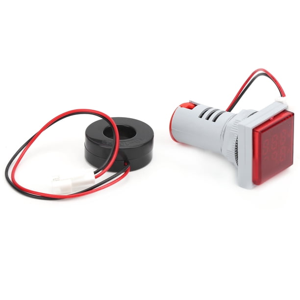 Medidor de Corriente de Voltaje Medidor de Voltaje de Corriente Voltímetro AC60-500V 0-100A Volt Amp Meter Panel Indicador Voltímetro Amperímetro con Pantalla Digital ANGGREK Otros