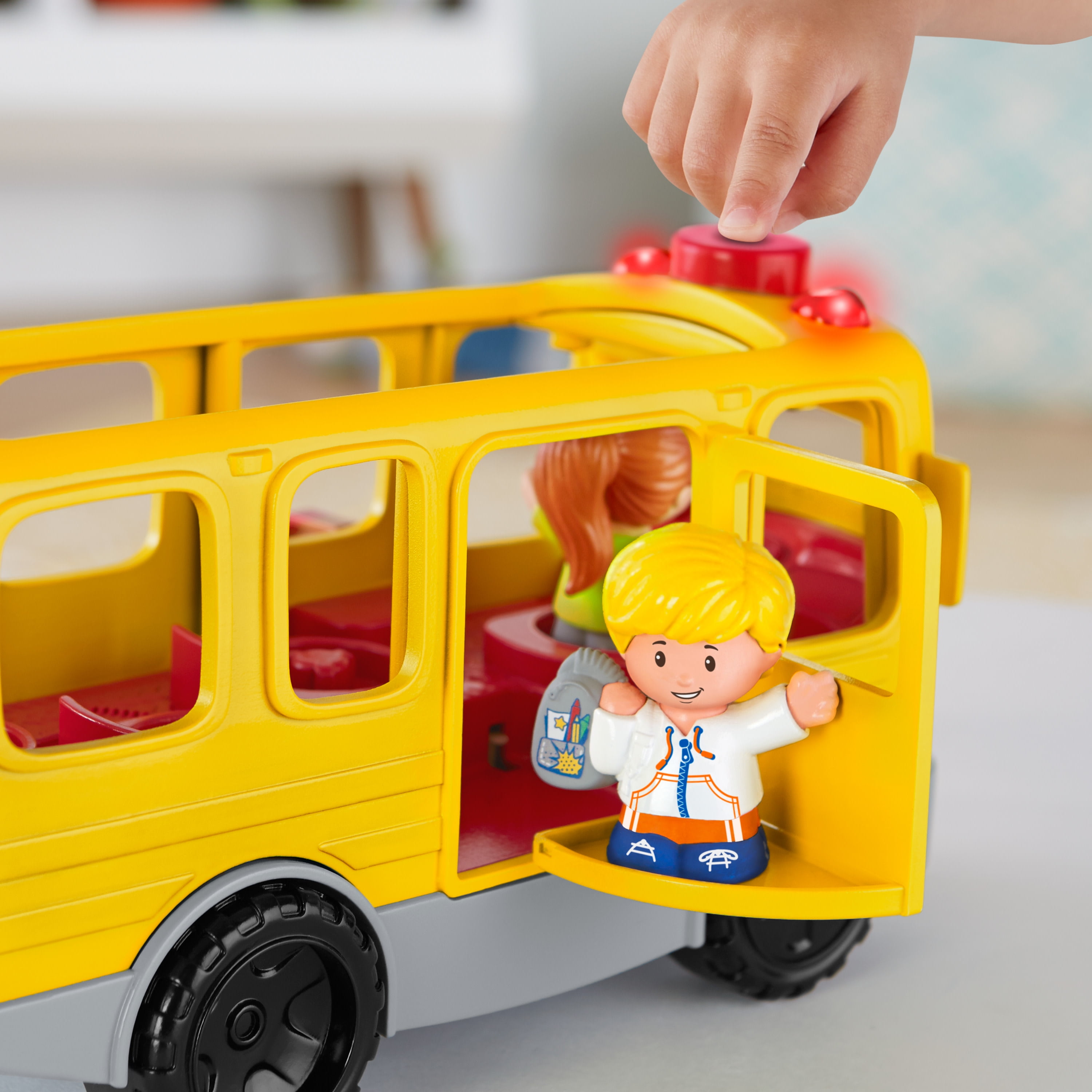 Little People Sit with Me School Bus Toy - English & French Edition, Ages 1-5