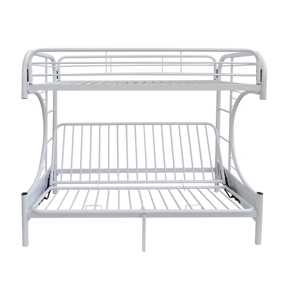 Eclipse Twin Over Futon Metal Bunk Bed Multiple Colors Com