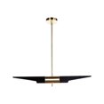 thumbnail image 1 of Control Brands LM4192PBLKS Hagne Ceiling Light, Black & Gold, 1 of 1