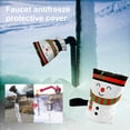 thumbnail image 2 of BallsFHK Cute Festive Outdoor Snowman Faucet Cover For Winter Antifreeze, Thickened Hose Faucet Insulation Cover, Waterproof And Frost-proof External Faucet Cover, 2 of 5