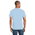 thumbnail image 3 of Gildan Short Sleeve T-Shirt for Men - 4XL Size | 100 Heavy Cotton Crew Neck Tee, Light Blue, 5.3 oz, 3 of 6
