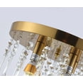 thumbnail image 6 of Aiwen Stylish Luxe Crystal Chandelier Ceiling Lamp Modern Decoration Light Fixture Gold, 6 of 10