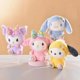 thumbnail image 2 of CPC Kawaii Kuromi Lolita princesa Melody Sanrioed Anime rellenos encantadores juguetes muñeca de peluche suave decoración del hogar almohada Juguetes, 2 of 3