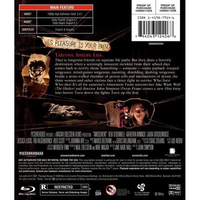 Amusement (Blu-ray) - Walmart.com