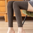 thumbnail image 4 of ievspot 1 Pair Velvet Knee Socks Warmth Protection Thick Autumn Lady Over-the-Knee Sleeves for Cold Winter, 4 of 8