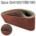 thumbnail image 3 of 5 PCS Cinturones de lijado Cinturones de pulido 3 * 21 pulgadas 100/150/180 Grit for pulido de metal Ajedlador de lijadora Accesorios, 3 of 4