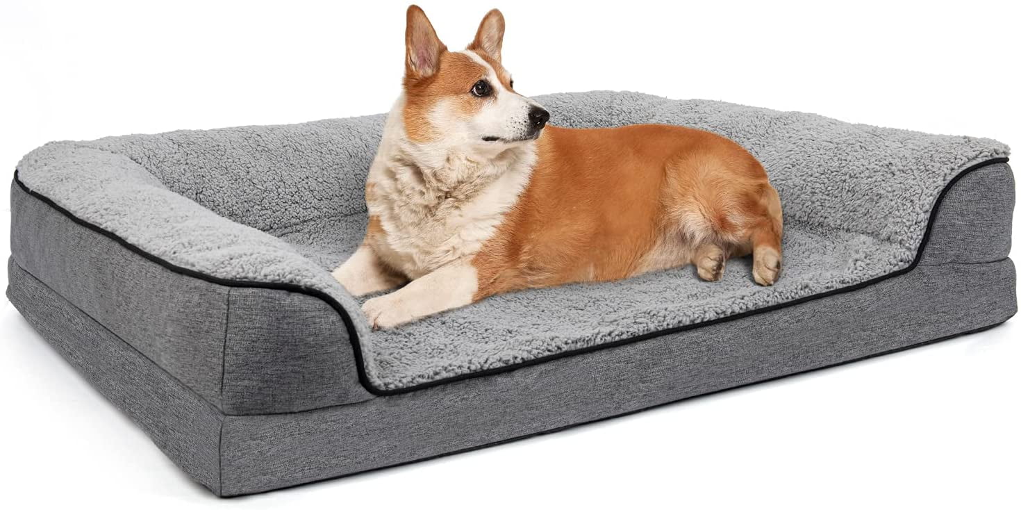 large dog beds with removable covers