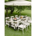 thumbnail image 4 of Outdoor Tablecloth with Umbrella Hole for Patio/Picnic/Party/Camping, Date Palm Trees Waterproof Table Cloth Rectangle Table Cover Washable, Retro Summer Tropical Trees Plants Beige (60"x 102"), 4 of 8