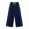 thumbnail image 3 of CAIXIA Teen Girls Sweatpants Wide Leg High Waist Sweat Pants with Pockets, 3 of 5