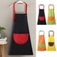 thumbnail image 1 of Bata impermeable para niños - Babero de pintura y alimentación sin mangas con cuello ajustable para niños pequeños y jardín de infancia, 1 of 6