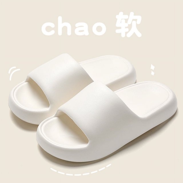 Sunmmer-Zapatillas de casa para mujer y hombre, chanclas con plataforma antideslizante, cómodas, para espectáculo de baño y playa al aire libre