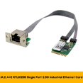 thumbnail image 4 of Tarjeta LAN Ethernet M.2 A+E KEY 2.5G yuxing Tarjeta de red de control industrial Verde, 4 of 5