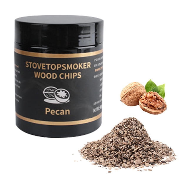 Astillas de madera natural para ahumar a la parrilla | Sabores de manzana, nuez y otros | Pellets para ahumar carne, pescado y cócteles | Accesorios para barbacoas de interior y exterior