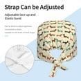 thumbnail image 3 of Yiaed Dachshund Dog Print Turban Hat for Women Men Comfortable Adjustable Cleaning Working Cap with Sweatband, 3 of 4