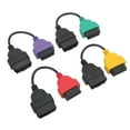 thumbnail image 4 of Car Diagnostic Cable, ABS Easy Operation OBD2 Scanner Adapter Cable Anti Aging Abrasion Resistant Multifunction Heatproof 4pcs  For ECU Tool, 4 of 8