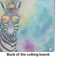 thumbnail image 5 of Carolines Treasures DAC4054LCB 15 x 12 in. Hippie Animal Zebra Glass Cutting Board, 5 of 5