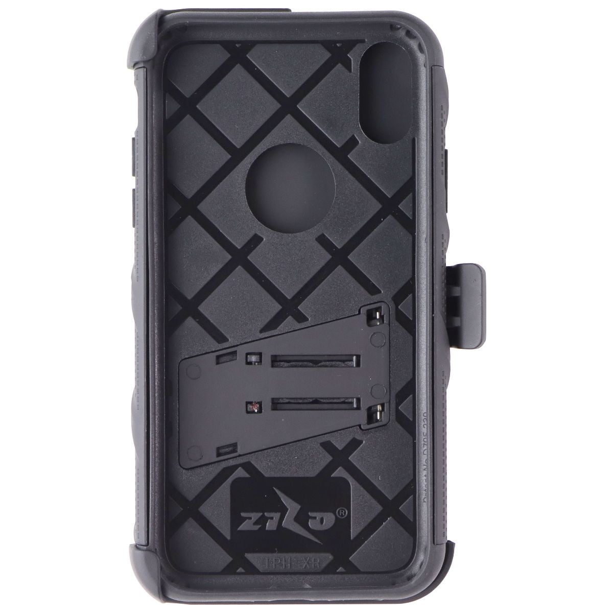 ZIZO Bolt Series for iPhone XR Case with Screen Protector Kickstand Holster Lanyard - Black