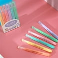 thumbnail image 5 of Bible Highlighters with Soft Headed , 6 Pack Assorted Colors Pens No Bleed, Quick Dry, Cute Aesthetic Markers, Bible Study Journaling Supplies and Accessories, 5 of 8